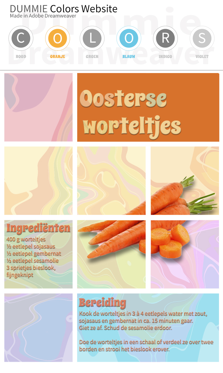 Colors Oranje Pagina