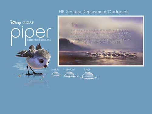 Opdracht school Piper website