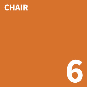 orange image text chair