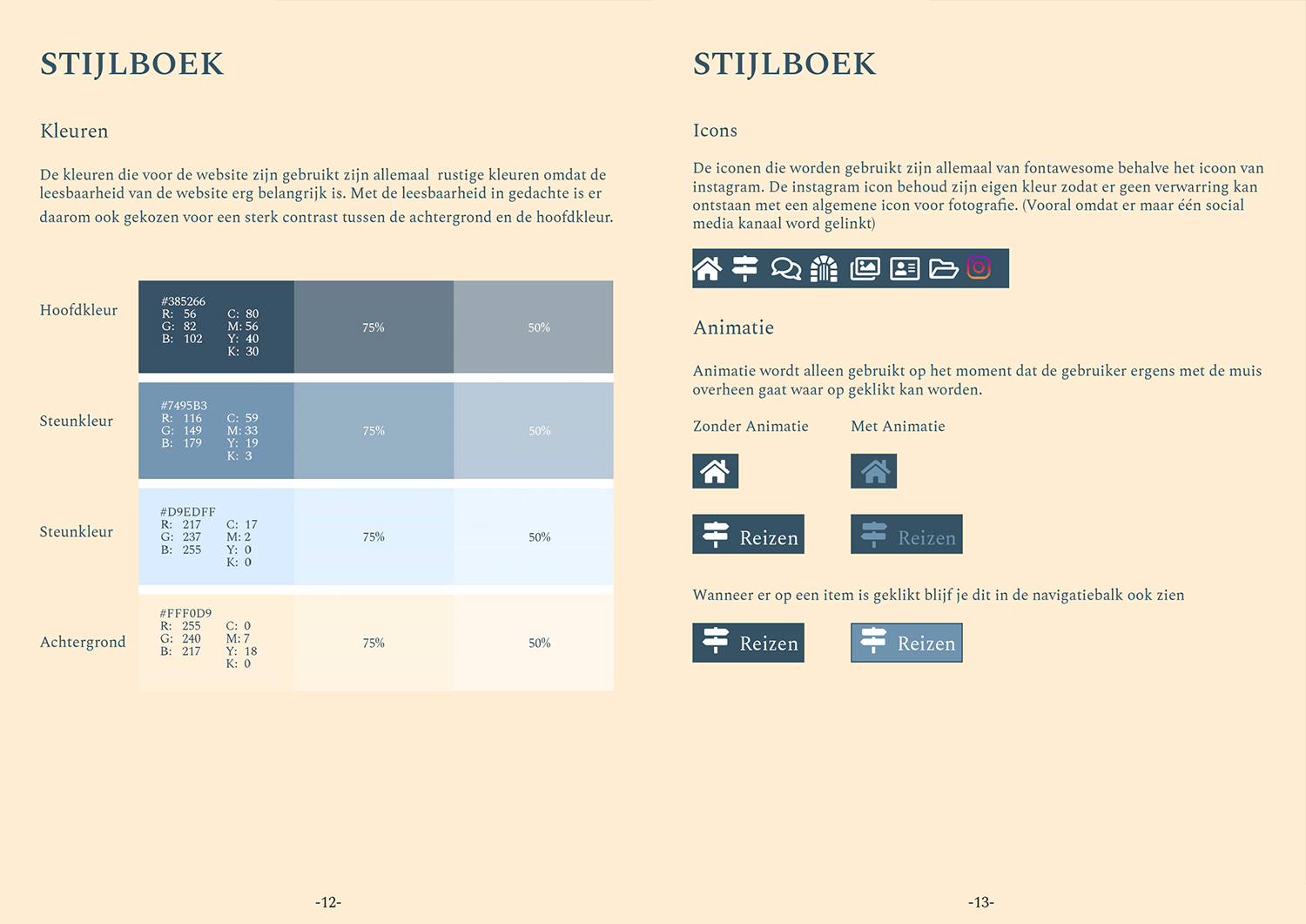 daisy's chaos conceptboek kleurgebruik