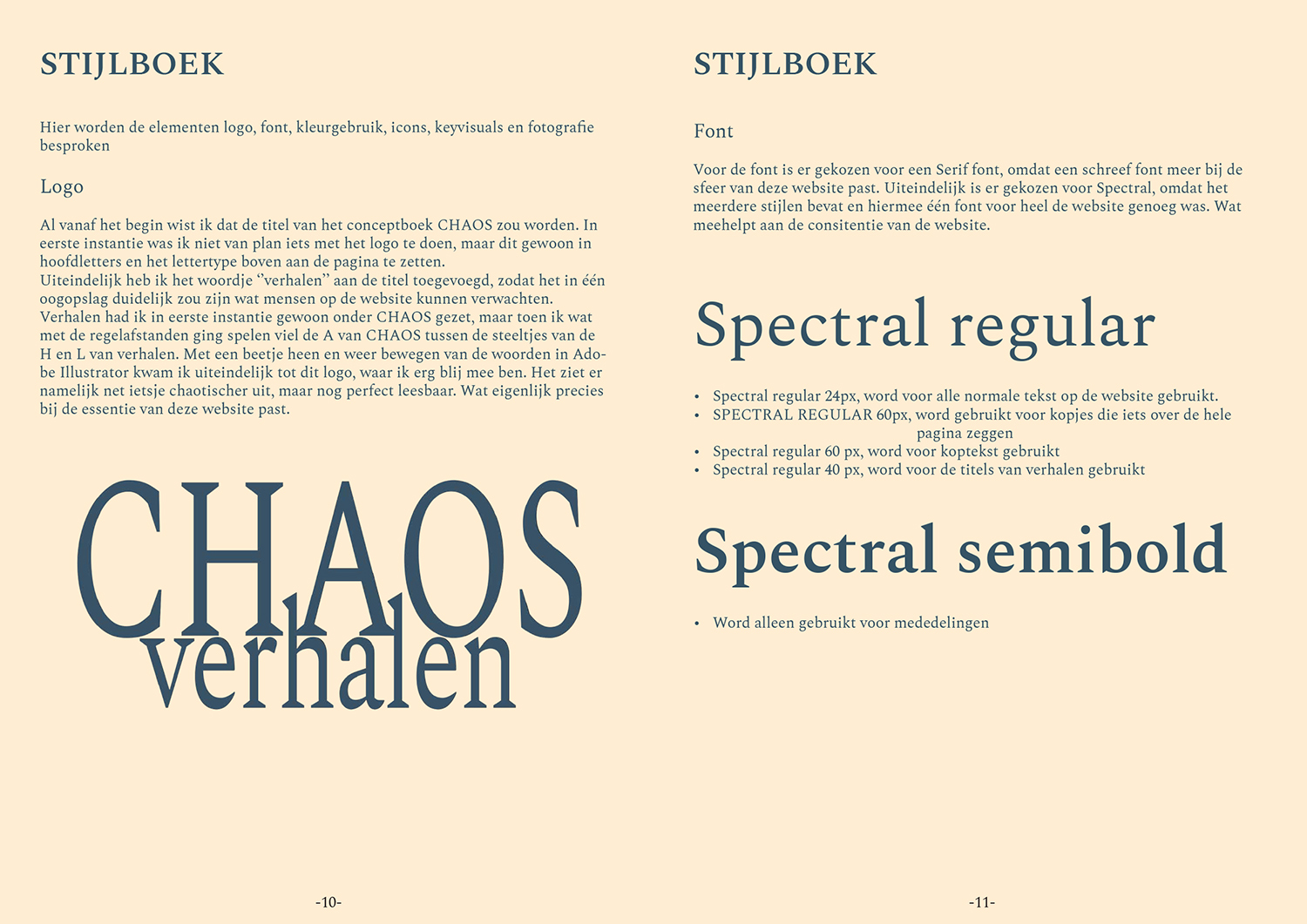 daisy's chaos conceptboek typografie