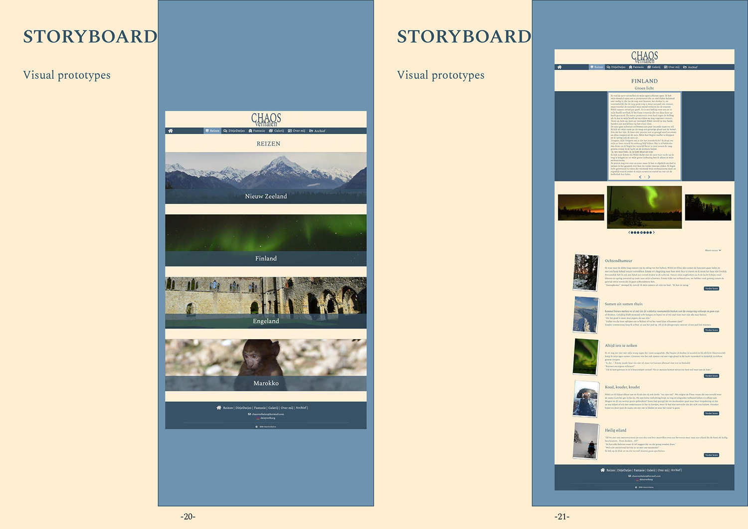 daisy's chaos conceptboek visual