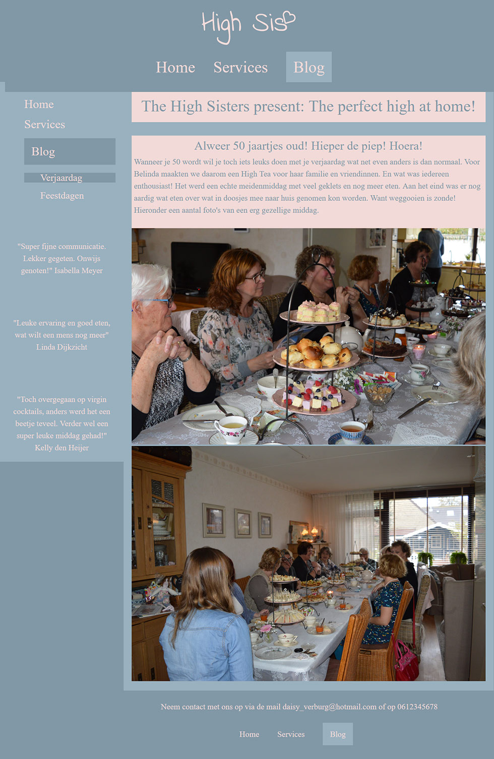 daisy's mm2 high tea services