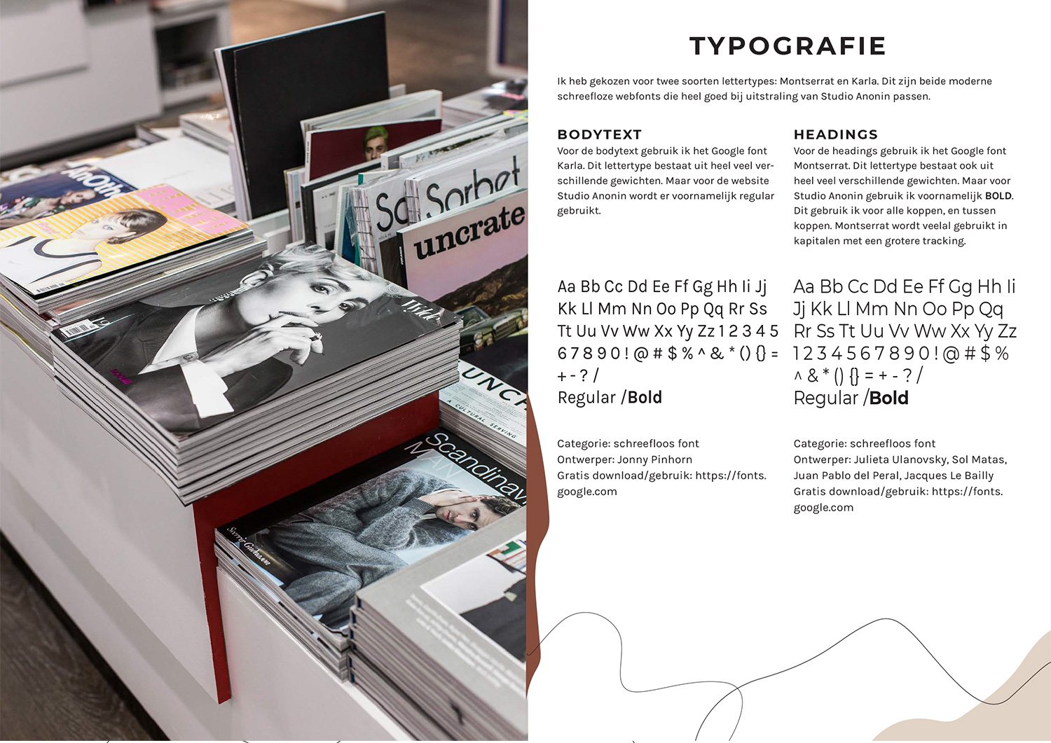 nina's anonin typografie