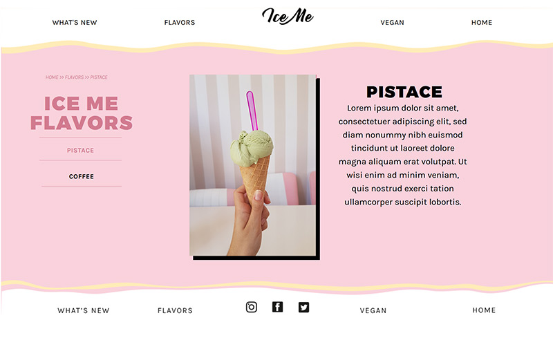 nina's ice me pistace